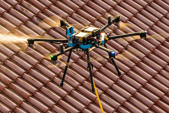 Sherpa, il drone pittore che riduce tempi e sprechi