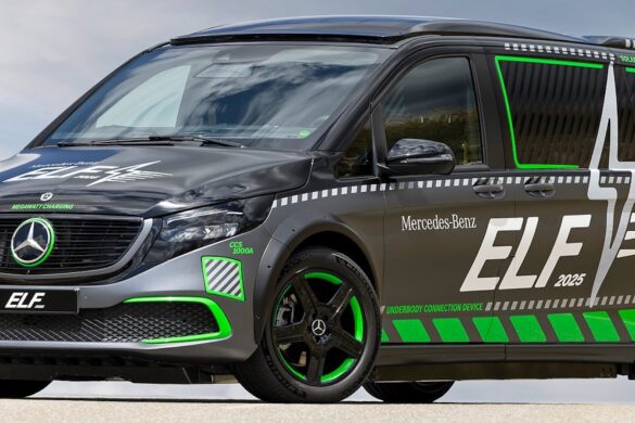 Mercedes ELF: il futuro della ricarica punta su bidirezionalità e wireless