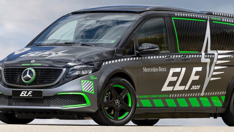 mercedes elf electric van