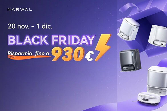 Narwal infiamma il Black Friday: sconti Amazon fino al 60% sui robot aspirapolvere