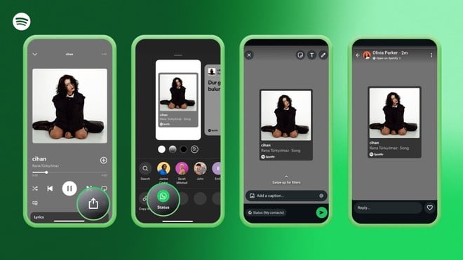 WhatsApp Spotify musica negli Stati WhatsApp Spotify musica negli Stati