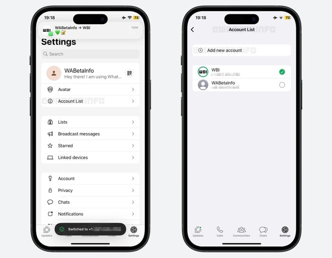 WhatsApp multi-account WhatsApp multi-account