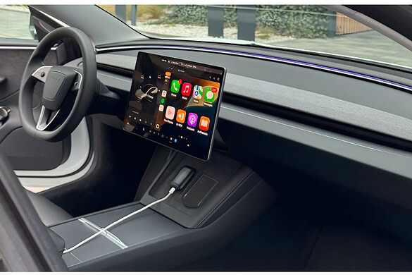 CarPlay torna al centro della scena grazie ai test interni avviati da Tesla