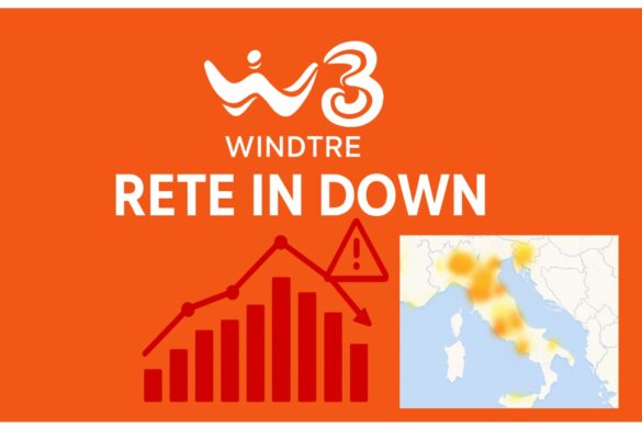 WindTre in difficoltà: problemi diffusi alla rete già dalle prime ore del mattino