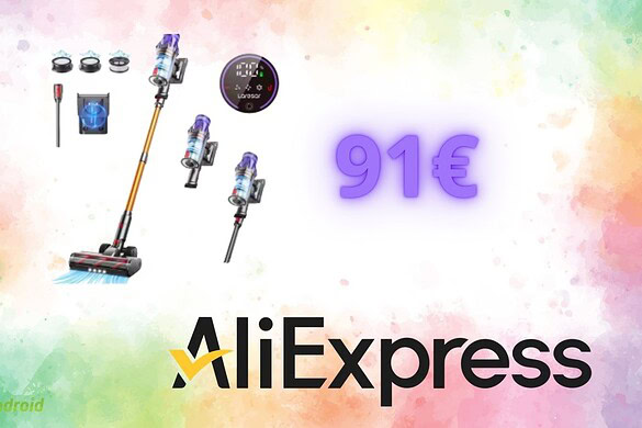 Aspirapolvere senza fiili in offerta a 91 euro su AliExpress