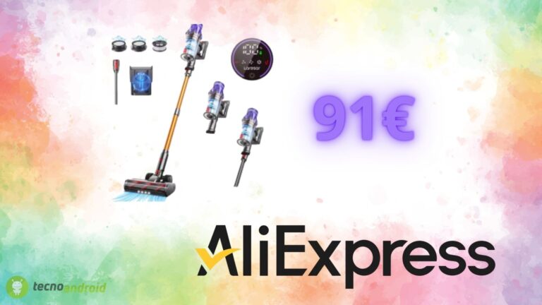 Aspirapolvere senza fiili in offerta a 91 euro su AliExpress