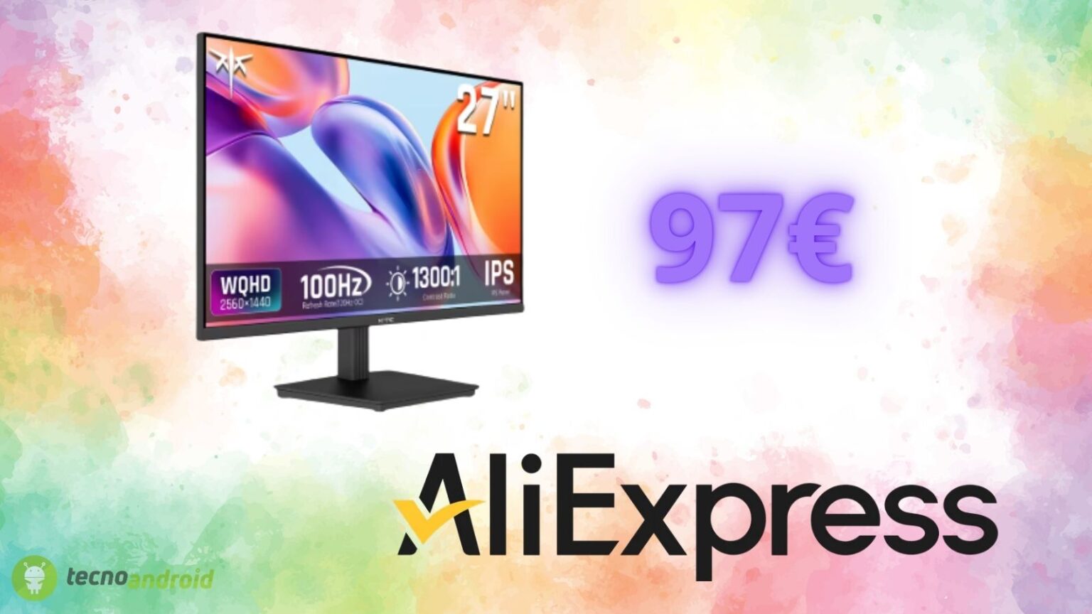 Monitor KTC da 27" a 97 euro: lo sconto AliExpress Black Friday è ottimo