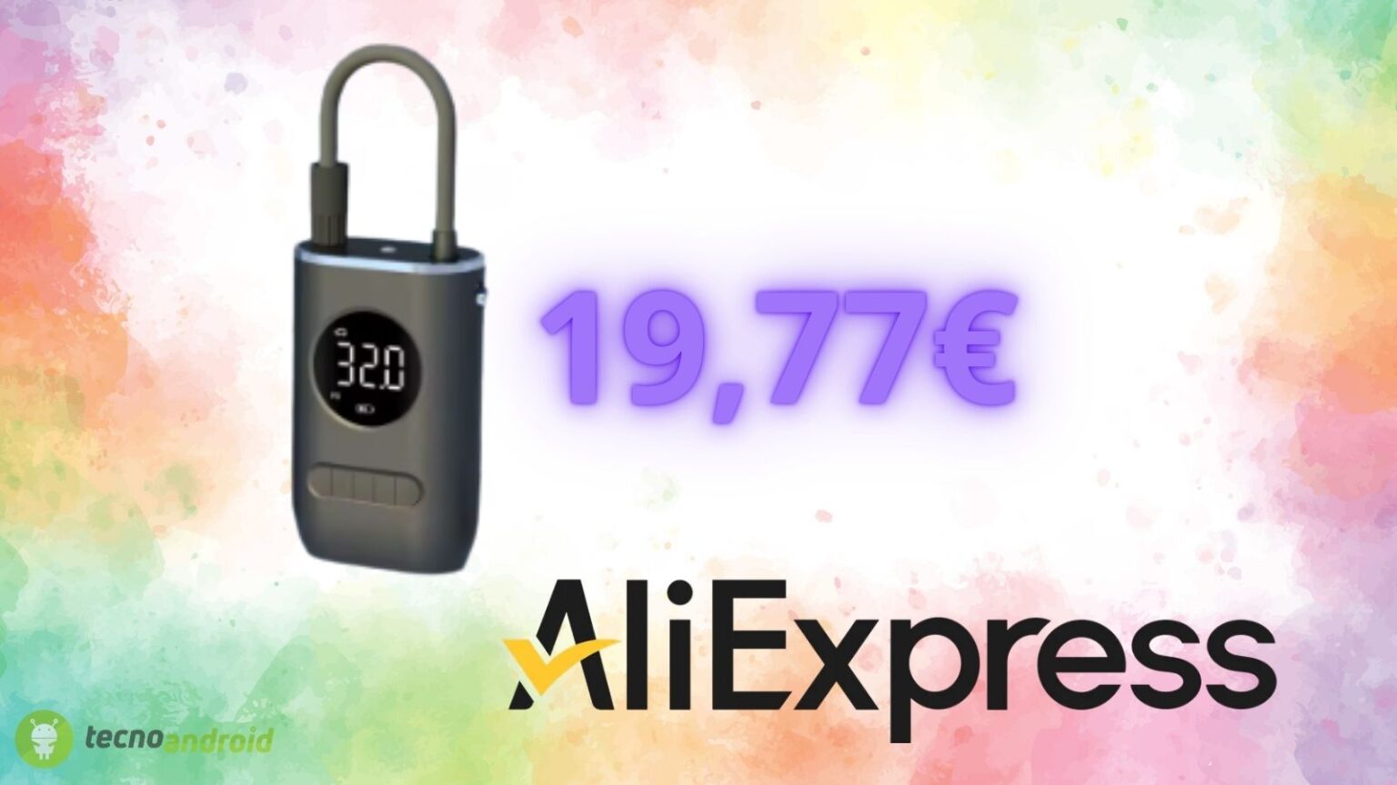 Mini compressore per auto a 19 euro: un'offerta da non perdere su AliExpress