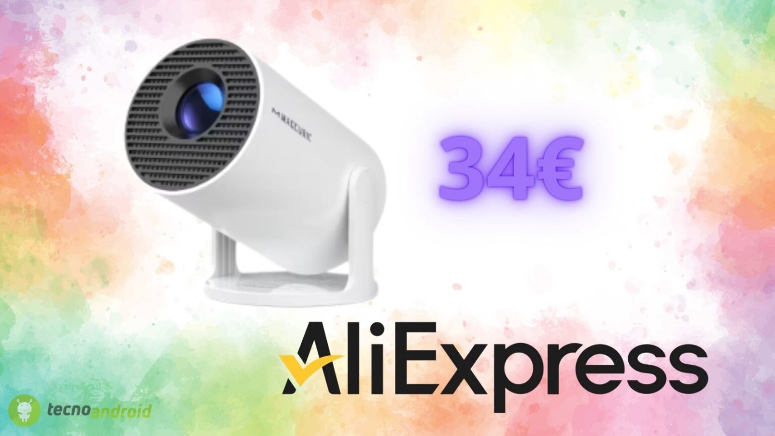 Proiettore FullHD a soli 35 euro: la promozione AliExpress per il Black Friday