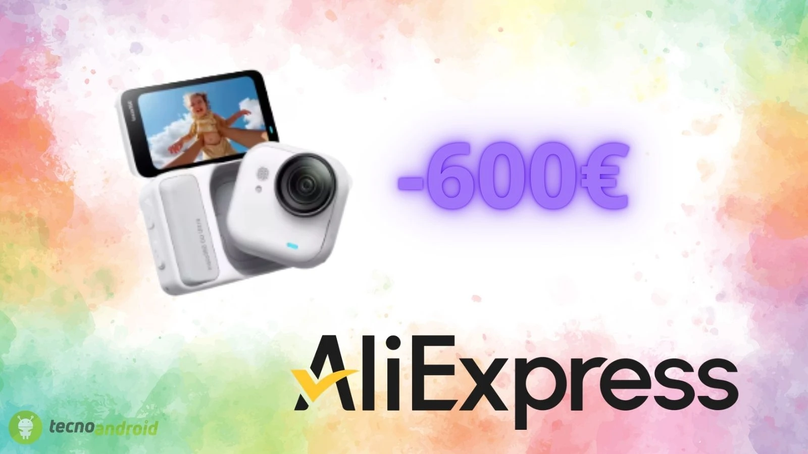 Insta360 Go Ultra in promozione su AliExpress: l'action camera è super scontata