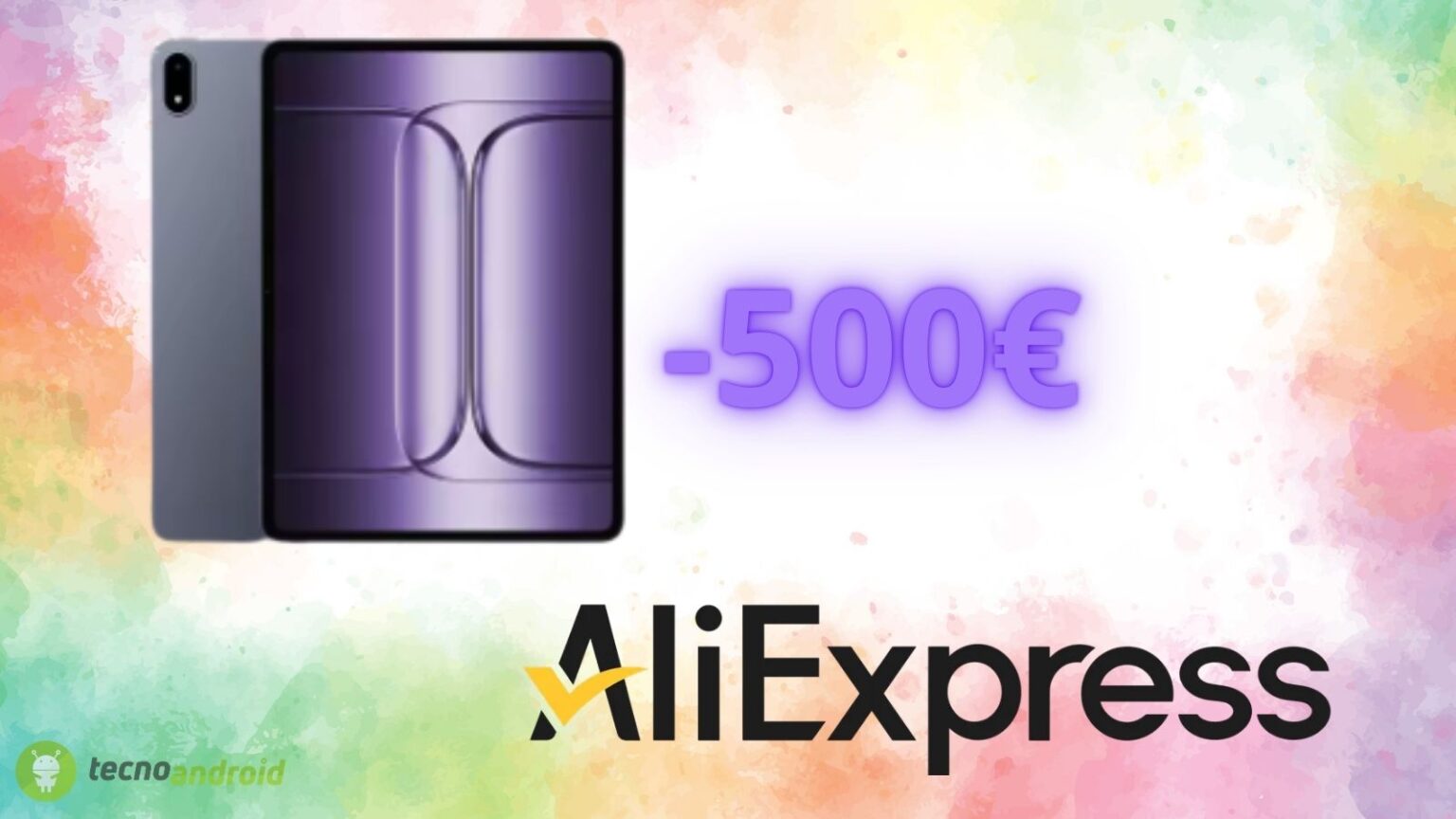 AliExpress: sconto da sogno con OnePlus Pad 3 a prezzo scontato