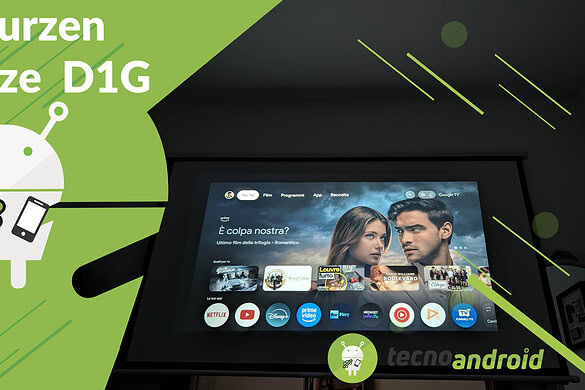 Aurzen Eazze D1G, proiettore in FullHD nativo con Google TV e tanta qualità – Recensione