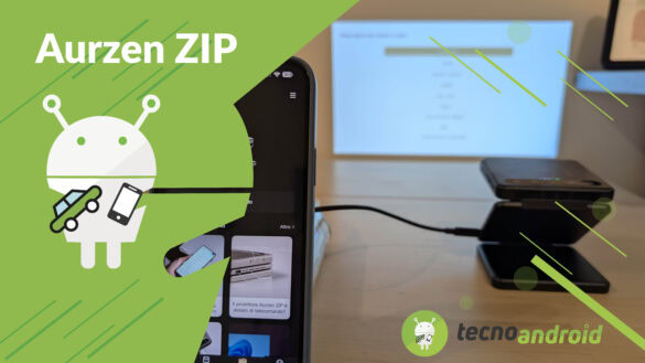 Aurzen ZIP: proiettore tri-fold portatile e innovativo – Recensione