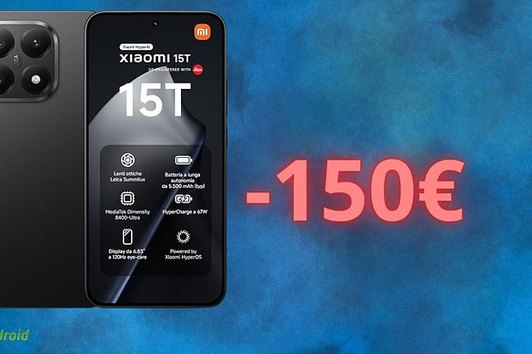 Amazon: prezzo ridicolo sullo Xiaomi 15T, ecco lo sconto di 150 euro
