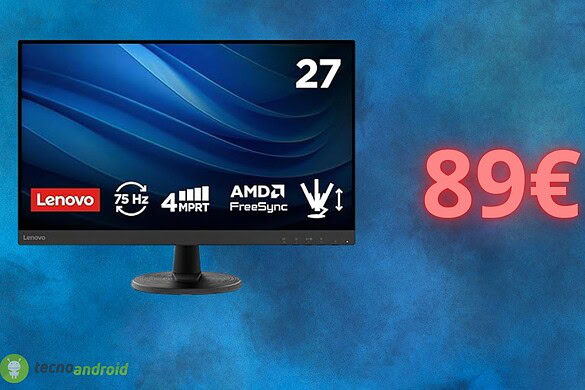 Amazon REGALA uno sconto folle sul Monitor Lenovo: costa solo 89 euro
