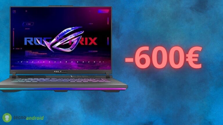 Asus ROG Strix G16 ha uno sconto SHOCK di 600 euro su Amazon con il Black Friday