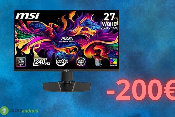 Monitor MSI MAG da gaming con 200 euro di SCONTO per l’Amazon Black Friday