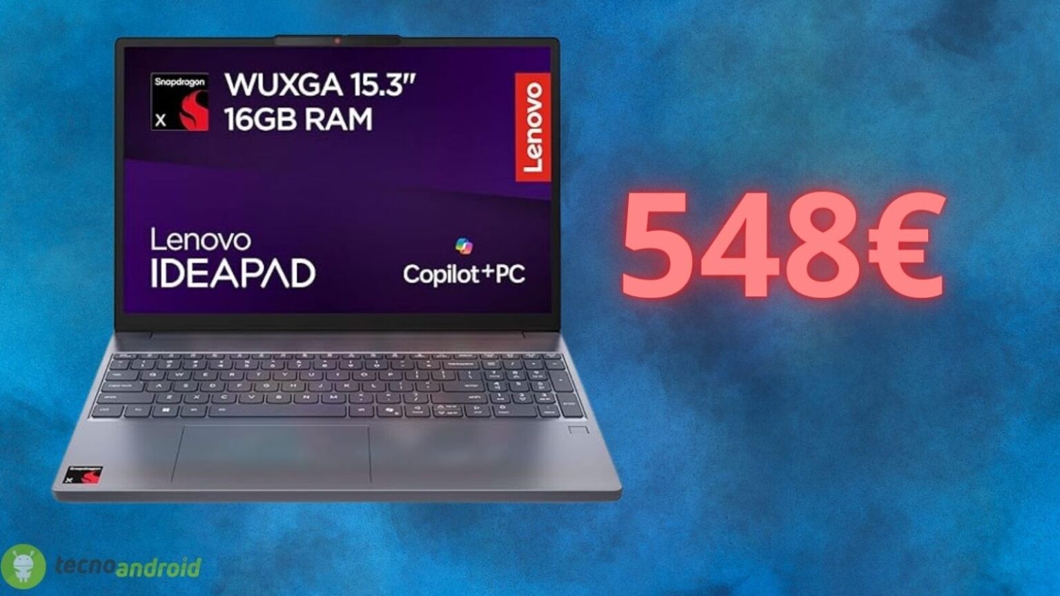 Amazon da URLO con l'offerta Black Friday sul notebook Lenovo IdeaPad