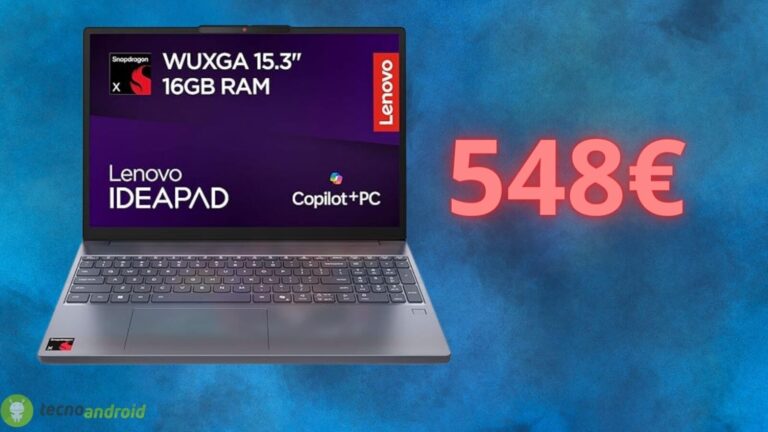 Amazon da URLO con l'offerta Black Friday sul notebook Lenovo IdeaPad