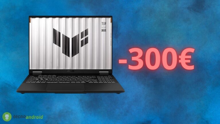 Amazon, che AZZARDO: sconto di 200 euro sul notebook ASUS TUF Gaming A16