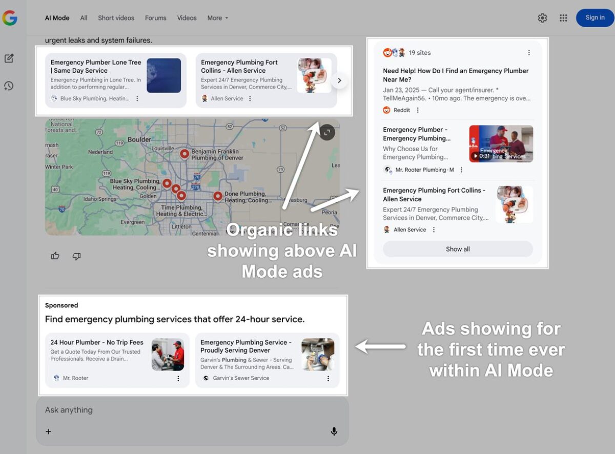 Google AI MOde Google AI MOde