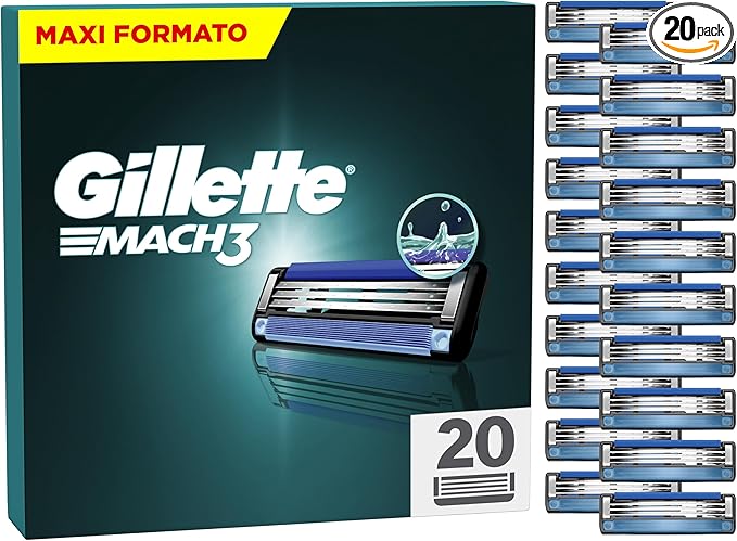 Gillette Mach Lamette di Ricambio Gillette Mach Lamette di Ricambio