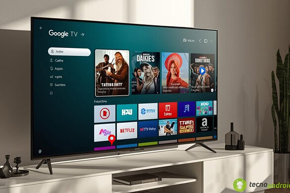 Google TV presenta il telecomando che “non si scarica mai”