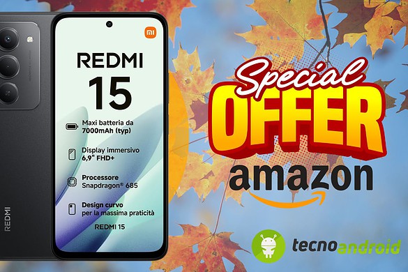 Amazon PERDE LA TESTA: Redmi 15 oggi SCENDE di prezzo
