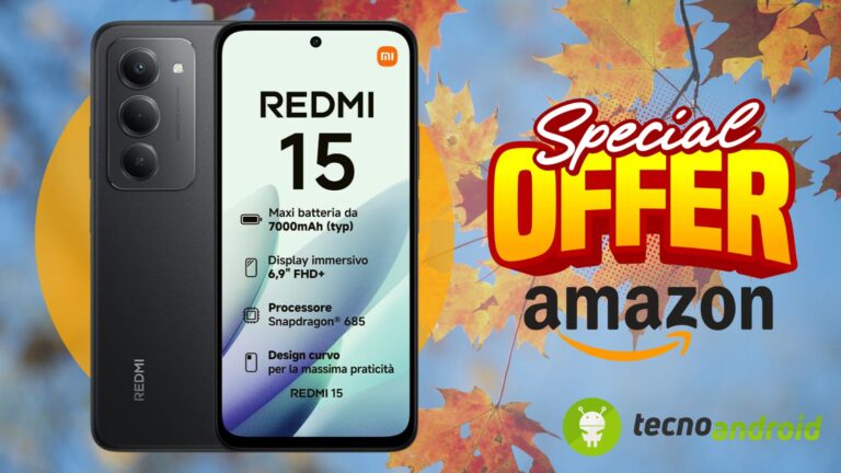Amazon PERDE LA TESTA: Redmi 15 oggi SCENDE di prezzo