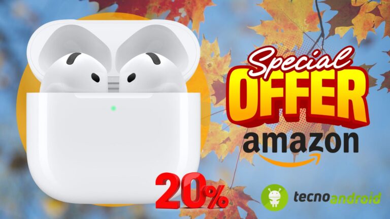 Amazon OFFERTA pazzesca: AirPods 4 ora SOTTO i 120 EURO