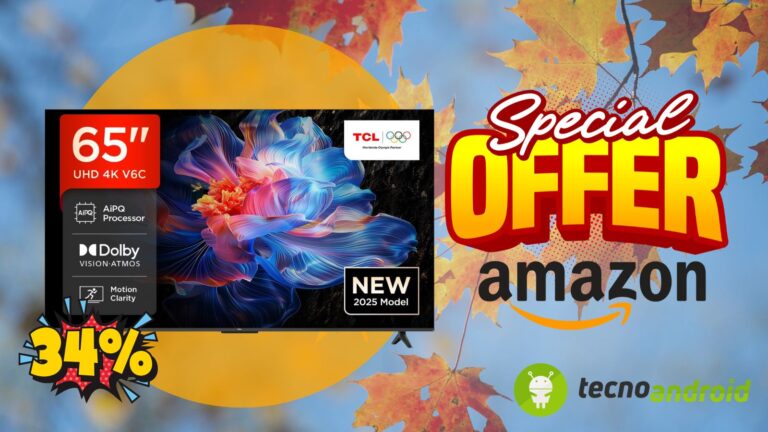 Amazon ECCEZIONALE: TCL TV 65" 4K in PROMOZIONE ASSURDA