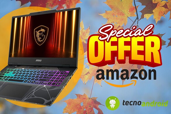 Amazon sconto da non perdere: notebook MSI Cyborg 15 in OFFERTA ESPLOSIVA