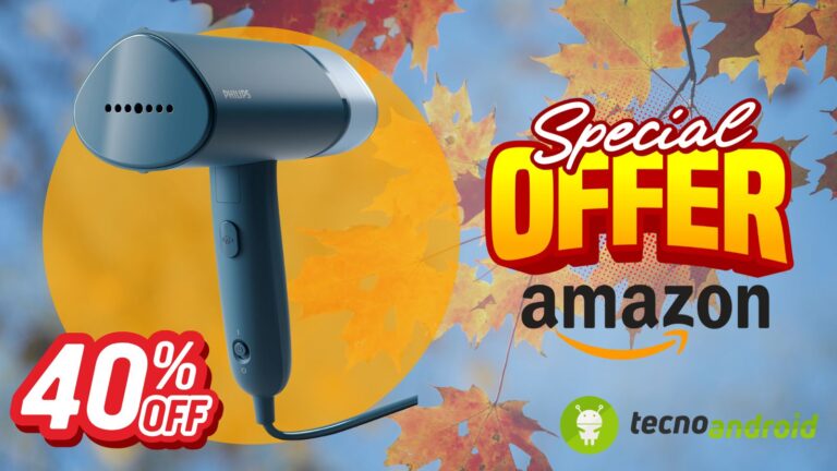 Amazon ti stira la vita: ferro verticale Philips Serie 3000 ora scontato del 40%