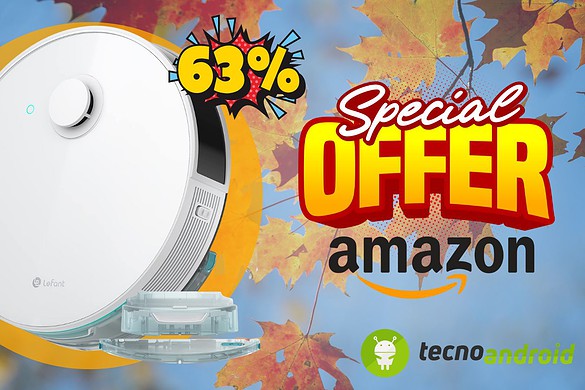 Amazon OFFERTISSIMA: pulizie da record col robot LEFANT N3 super sconto