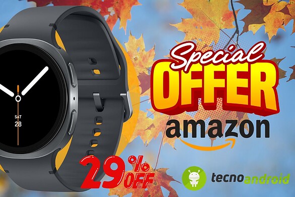 Amazon OFFERTA PAZZESCA: Galaxy Watch8 solo ora al -29% di SCONTO