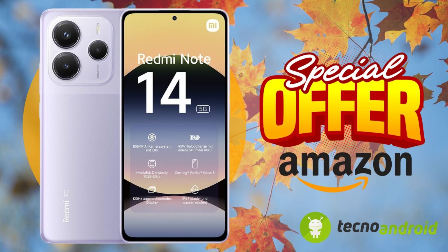Amazon ti sconvolge: Redmi Note 14 5G ora ad un PREZZO da PAURA