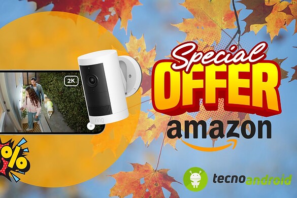 Amazon PROMO SUPER: Ring Videocamera Esterna Plus al 48% di SCONTO