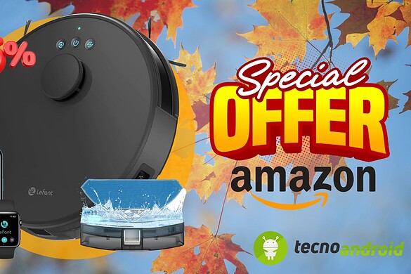 Con Amazon la pulizia è MAGIA: LEFANT M1 Robot Aspirapolvere Lavapavimenti al 65% di sconto