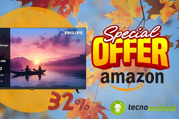 Amazon ti regala un OFFERTA TOP:  la Smart TV Philips 2K HD LED scende di prezzo