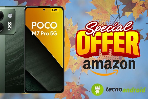 Amazon SCONTO maxi: POCO M7 Pro 5G in super OFFERTA IMPERDIBILE