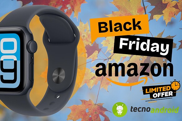 Offerta bomba del Black Friday Amazon: Apple Watch SE 3 GPS a costo SHOCK