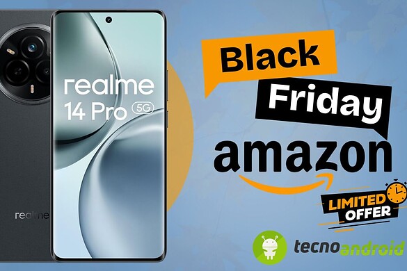Amazon Cyber Monday: promo ESPLOSIVA con il realme 14 Pro in PROMO
