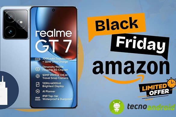 Amazon taglia il prezzo del realme GT7 5G: ecco l’offerta spettacolare