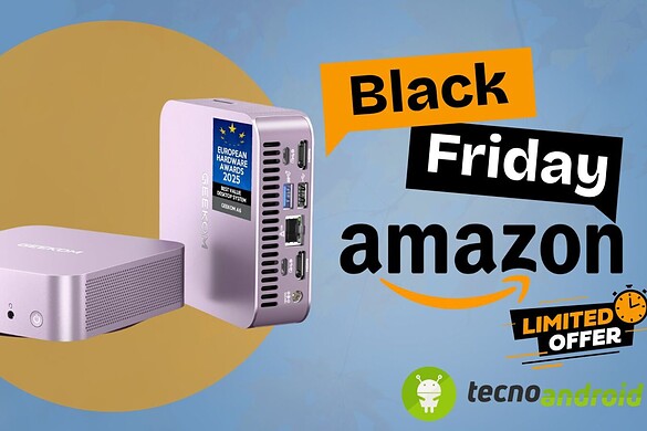 Amazon: in SCONTO BOMBA per il Cyber Monday il favoloso GEEKOM Mini PC A6