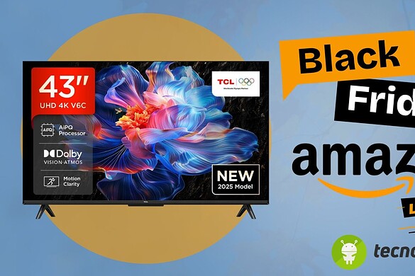 Amazon spacca tutto con il Cyber Monday: TCL TV 43” 4K Smart LED in mega sconto