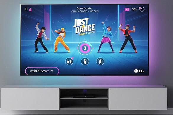 LG: sulle Smart TV molto presto il titolo definitivo per ballare