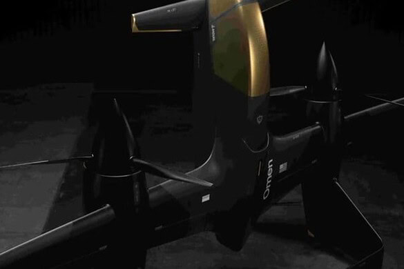 Omen VTOL: presentato il nuovo aereo compatto