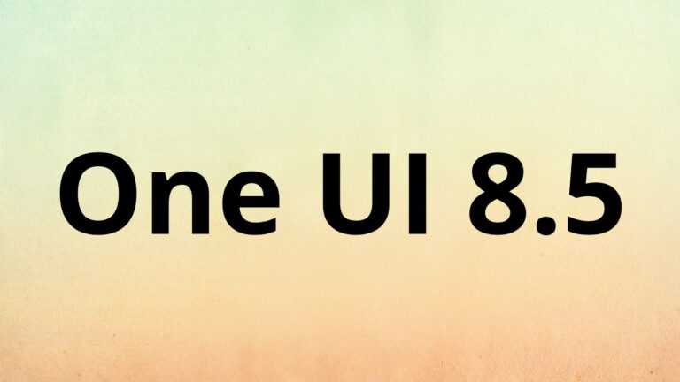 One UI 8.5