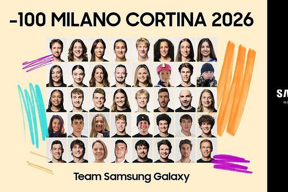Samsung: conto alla rovescia verso Milano Cortina 2026 con il roster dei Team