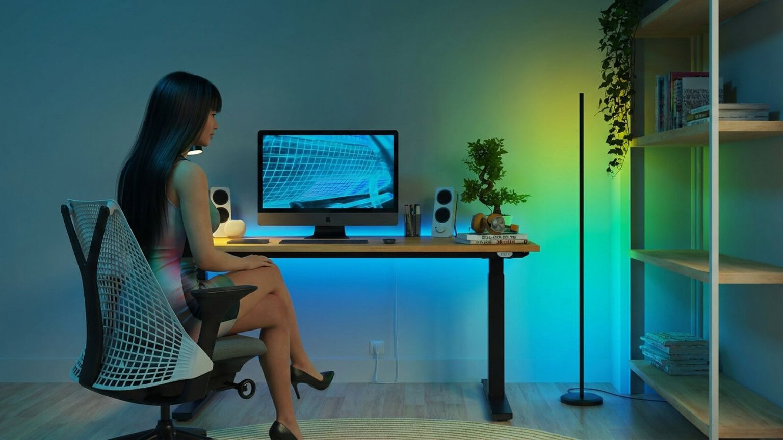 Nanoleaf Lampada da Terra LED RGB